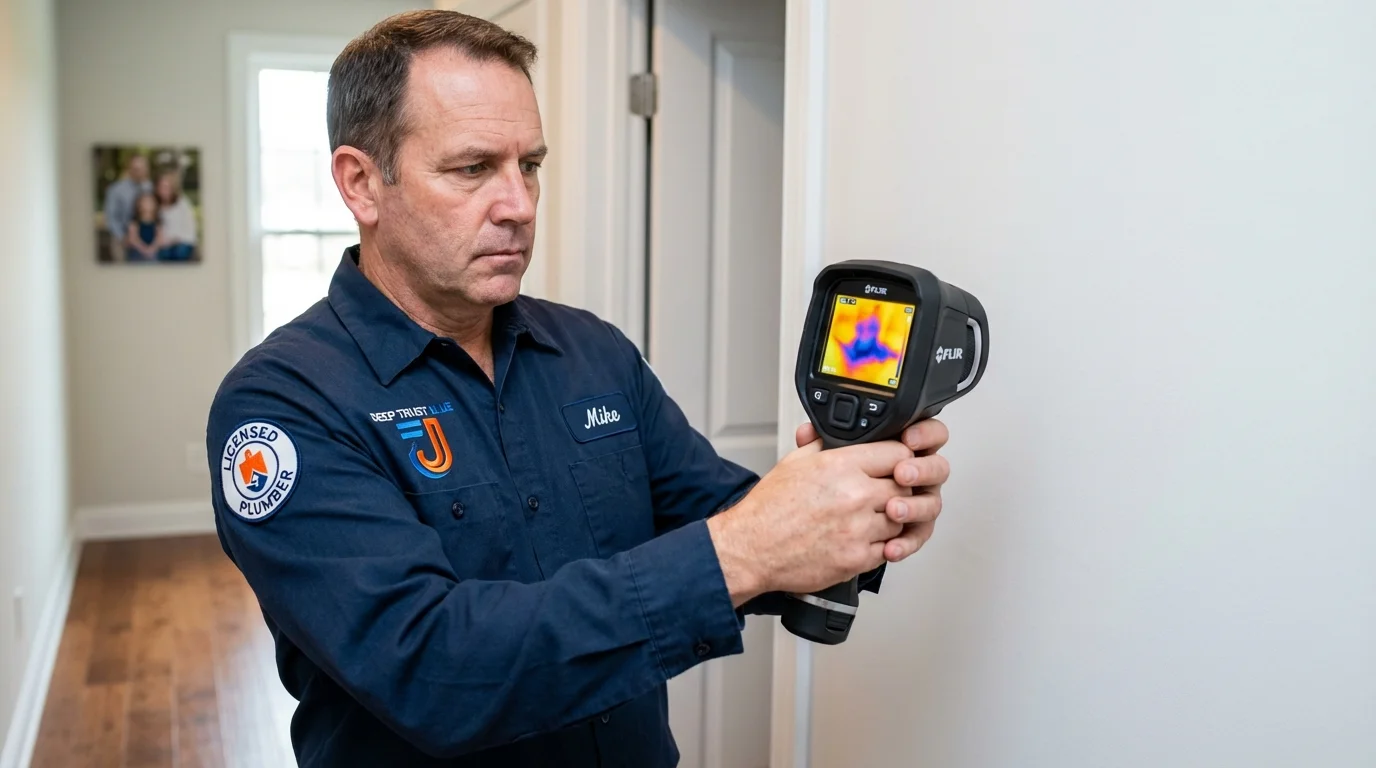 Thermal imaging leak detection by Johns Plumbing LLC in Rio Linda